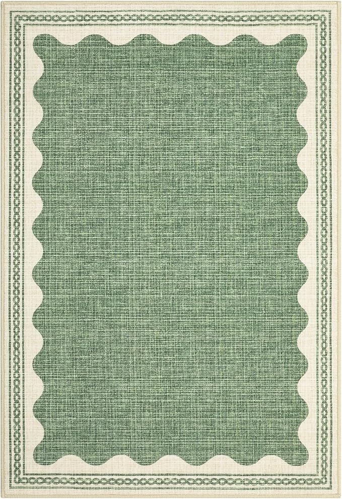 GarveeHome Scalloped Door Mat Indoor Rugs - Image 4
