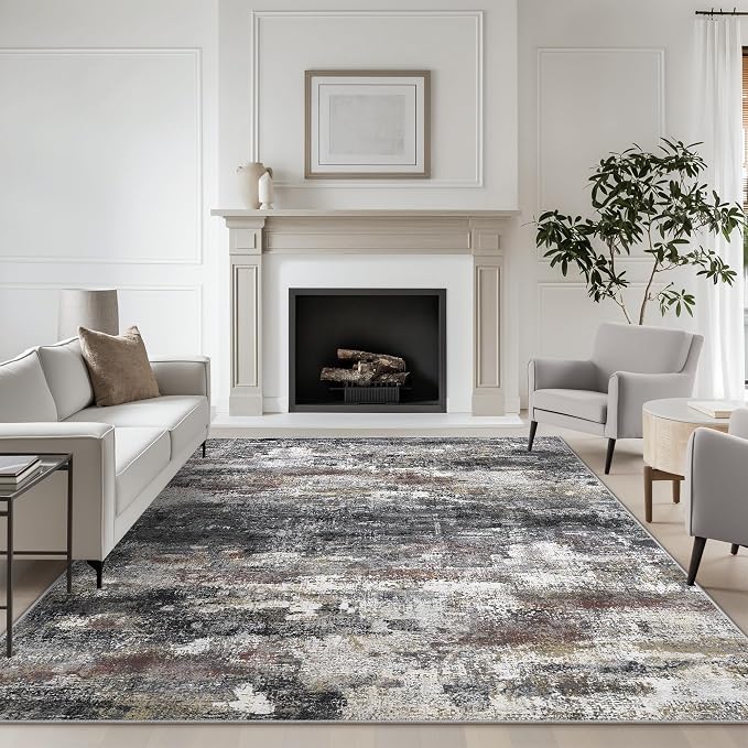 BEIMO Area Rugs 8x10 for Living Room Bedroom, Modern Abstract Machine Washable by BEIMO