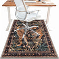36"x60" Office Chair Mat for Hardwood Tile Floor, Under Desk Carpet Protector by BESBLEE