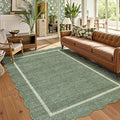 GarveeHome Scalloped Washable Area Rug 6x9 Rug by GarveeHome