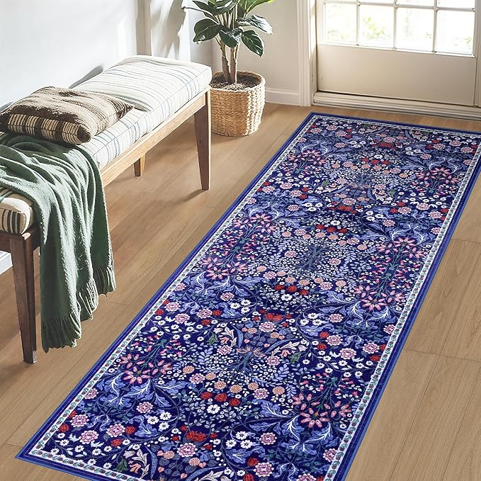 Runner Rug for Entryway: 2x5 Kitchen Rugs Non Slip Washable Ultra-Thin Soft - Image 3