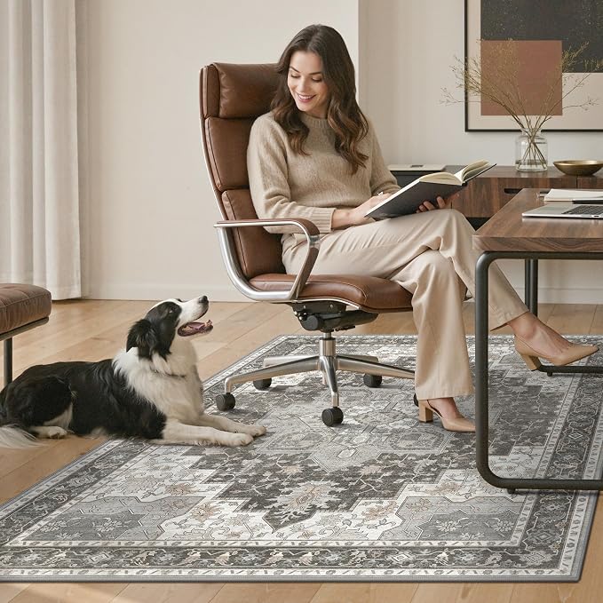 48"x60" Office Chair Mat for Hardwood Tile Floor, Under Desk Carpet Protector - Image 7