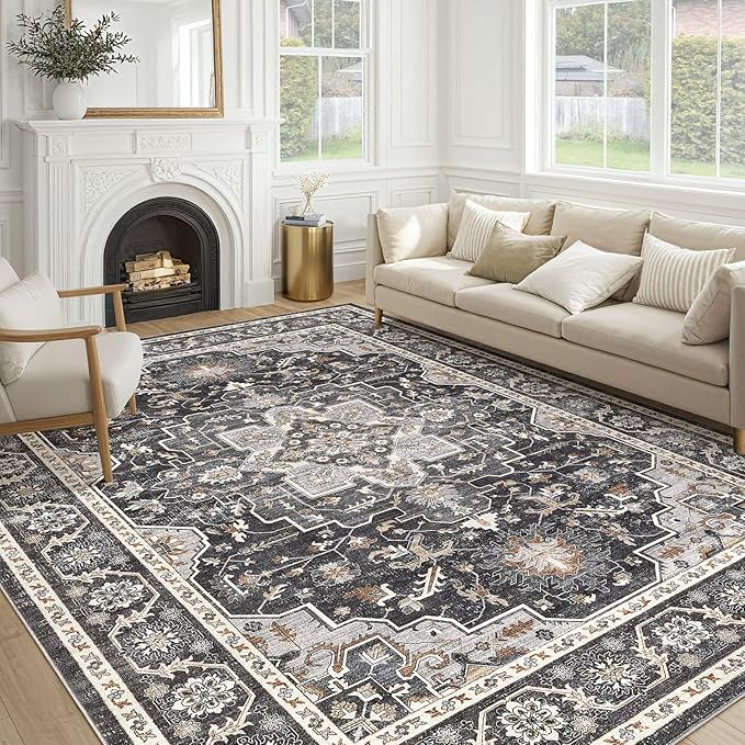 Vintage Living Room Area Rug 10x14 by COTILED