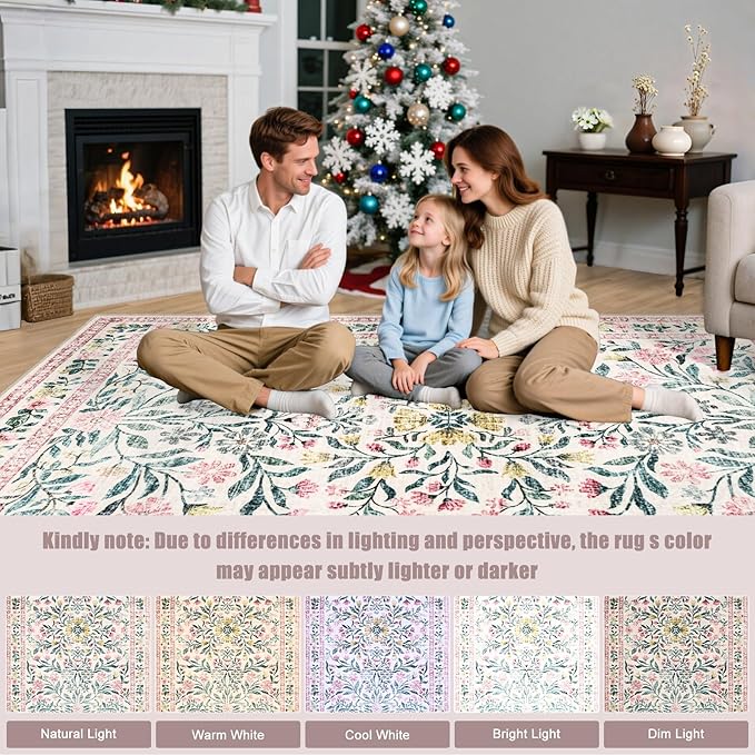 Runner Rug for Entryway: 2.6x10 Kitchen Rugs Non Slip Washable Ultra-Thin Soft - Image 9