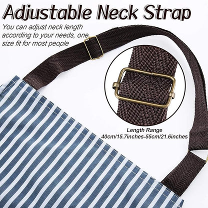 SATINIOR 3 Pieces Waterproof Bib Apron - Image 3