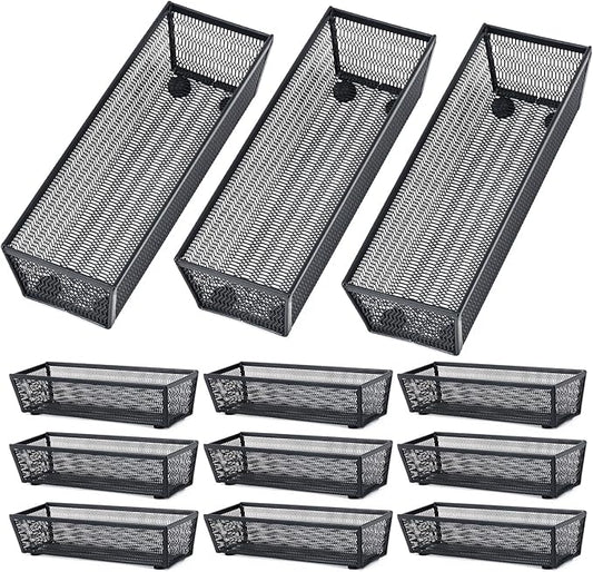 Neudeco Silverware Organizer, Mesh Drawer Organizer by Neudeco
