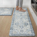 GENIMO Kitchen Mats for Floor 2PCs, Washable Anti Fatigue Mat for Cushioned by GENIMO