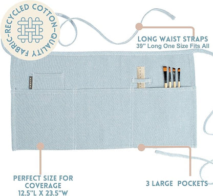 MEEMA Chef Waist Apron Cotton Fabric |Washable & Breathable Waitress & Server - Image 4