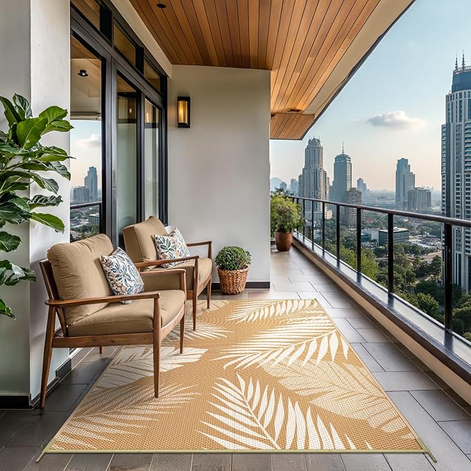 GENIMO Outdoor Rug 6' x 9' Waterproof - Image 4