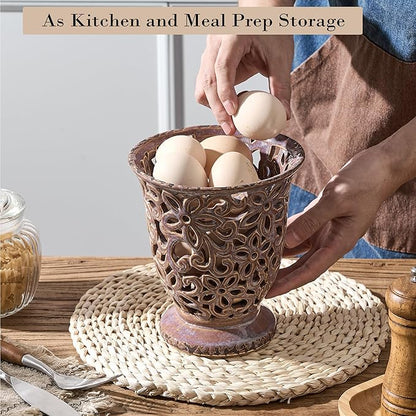 Utensil Holder for Kitchen Counter, Modern Farmhouse Cooking Utensil Holder and - Image 5