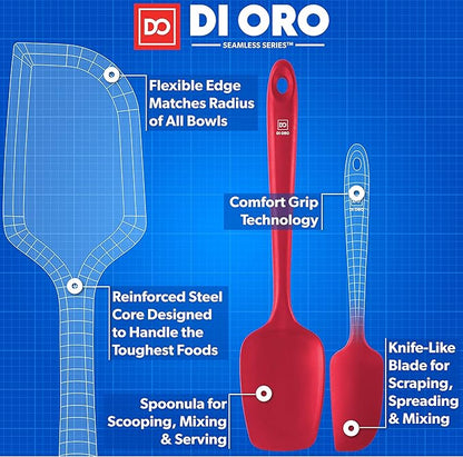 DI ORO Silicone Spatula Set - Image 3