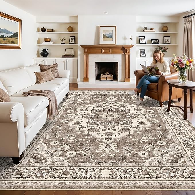 TOPRUUG Washable Oriental Area Rug by TOPRUUG