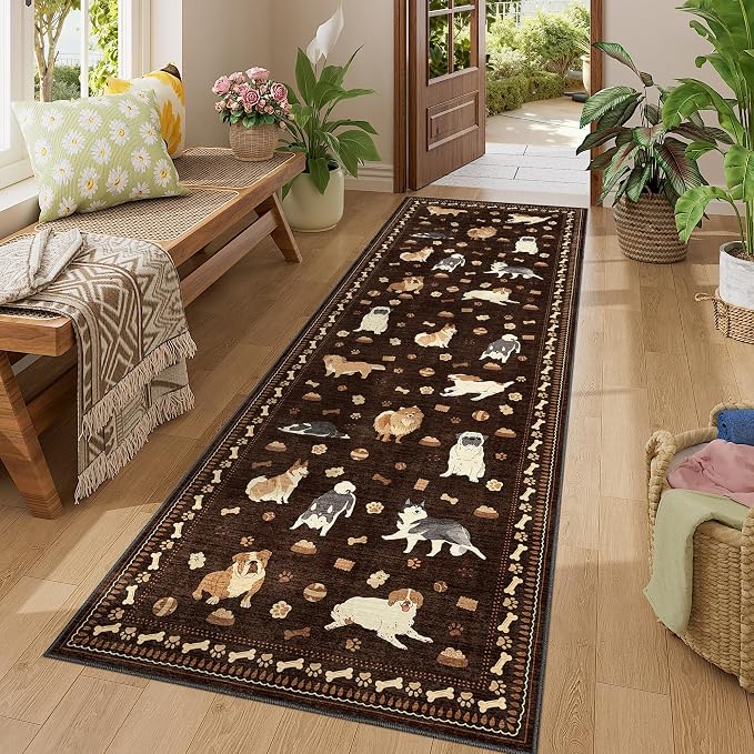 DUKINO 2.6x8 Washable Runner Rug - Image 2