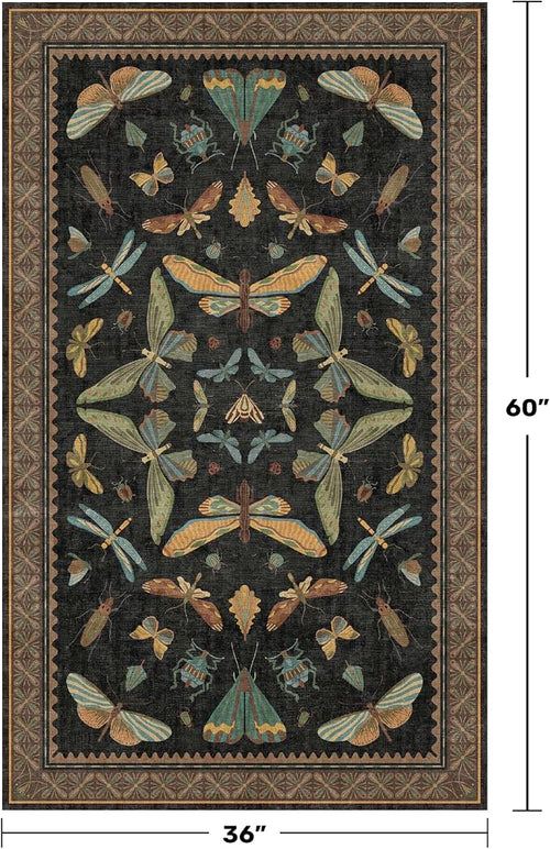 3x5 Entryway Rug Non Slip Washable - Image 2
