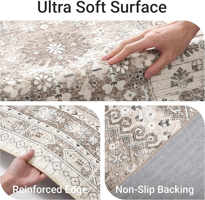 2'6" x 10'Non Slip Runner Rugs - Image 3
