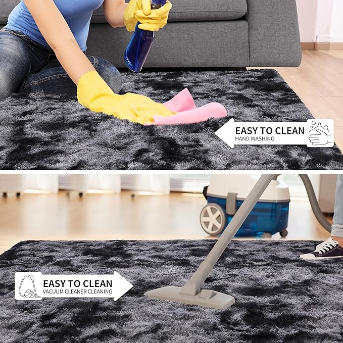 Tepook Fluffy Large Rugs for Living Room, Area Rug 6x9 Carpet for Bedroom - Image 6