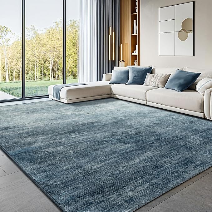 LIANLAM Washable Rug 9x12 Area Rugs by LIANLAM