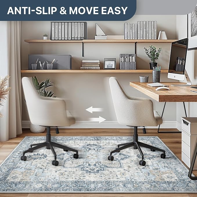 36"x60" Office Chair Mat for Hardwood Tile Floor, Under Desk Carpet Protector - Image 5
