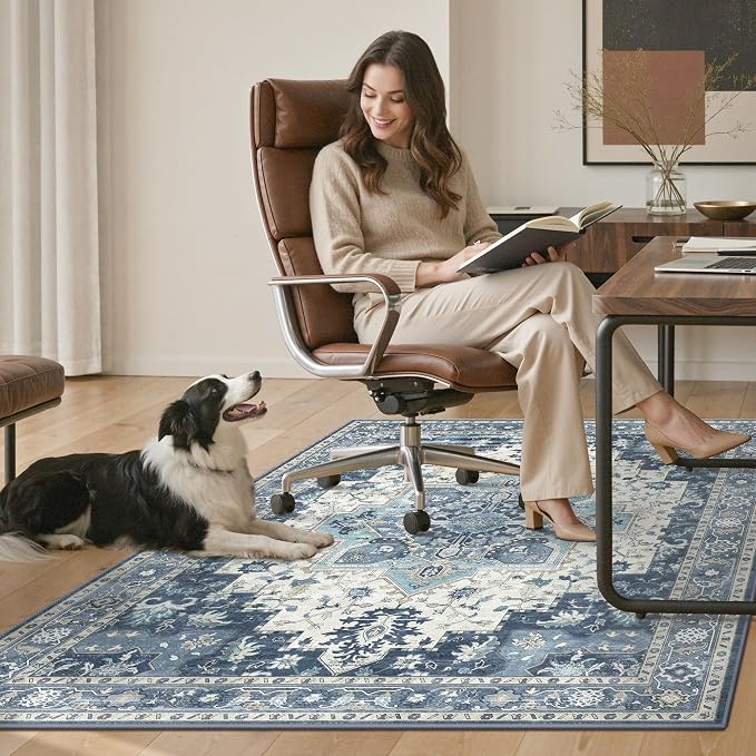 36"x60" Office Chair Mat for Hardwood Tile Floor, Under Desk Carpet Protector - Image 7