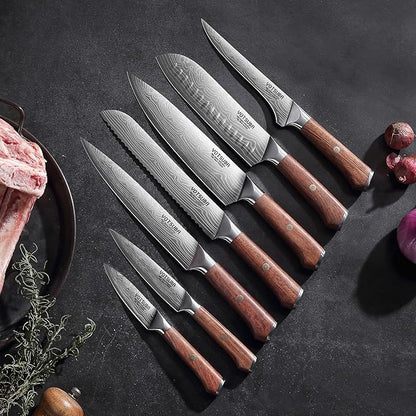 YOTSUBA 7PCS Japanese Kitchen Knife Set - Image 6