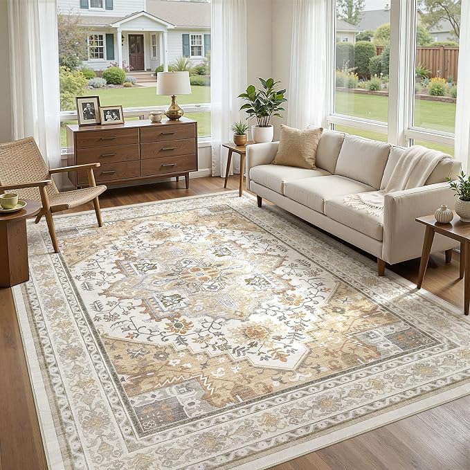 UERMEI 10x14 Area Rug for Living Room - Image 3