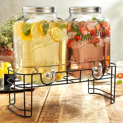 MosJos 2 GALLON Glass Drink Dispensers - Image 3