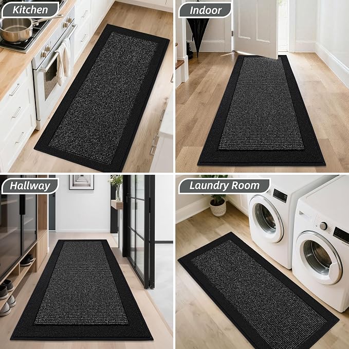 BEQHAUSE Indoor Door Mat 24" x 60", Dirt Trapper Door Mats Non-Slip Entryway - Image 8