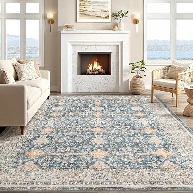 Vintage Living Room Area Rug 6x9 - Image 6