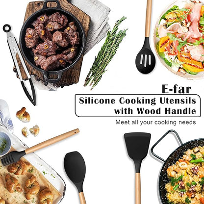 E-far Black Kitchen Utensils Set - Image 7