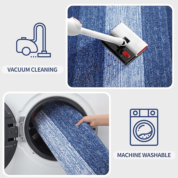 Kitinjoy Indoor Outdoor Door Mat, 44x24 Non-Slip Absorbent Dirt Trapper - Image 5