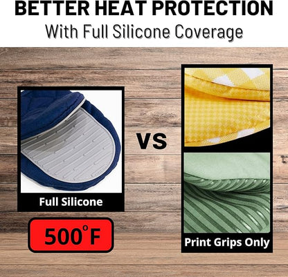Oven Mitts Heat Resistant – Mini Oven Mitts, Silicone Gloves Heat Resistant - Image 4
