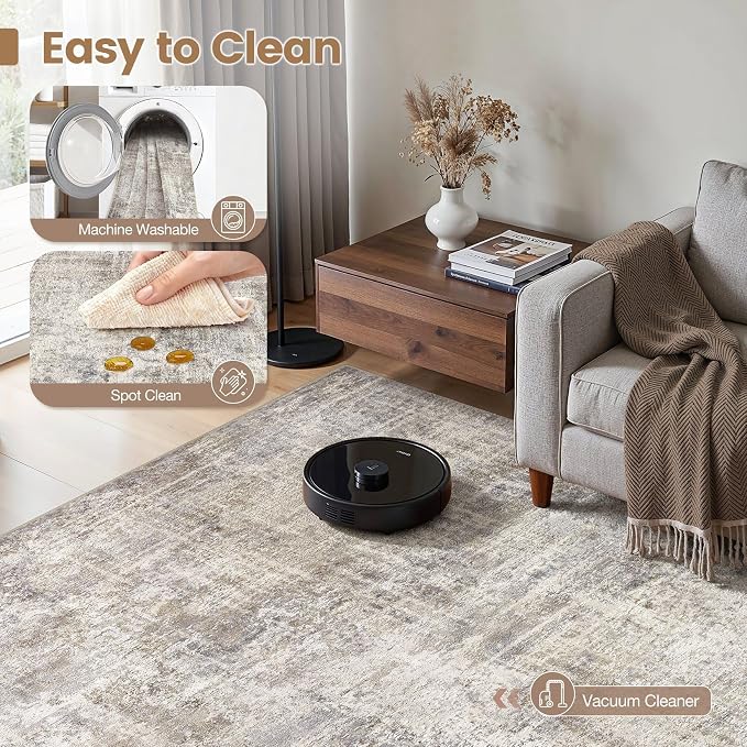 cotiled Washable 10x12 Area Rug - Image 2