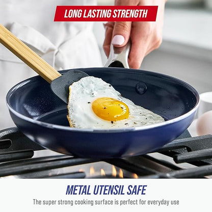 Blue Diamond 8" Nonstick Frying Pan Skillet, Diamond Infused PFAS-Free Ceramic - Image 5