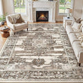 Washable 6x9 Area Rug for Living Room by JessibouAreaRug
