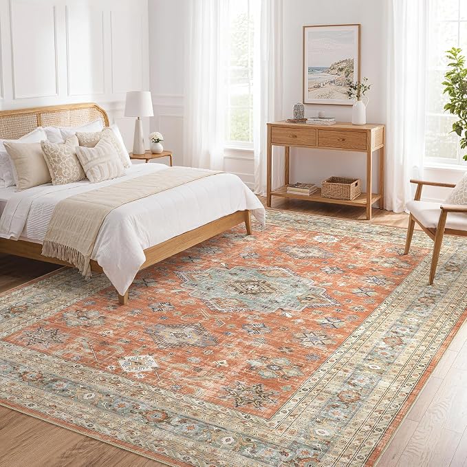 Vintage Living Room Area Rug 8x10 - Image 8