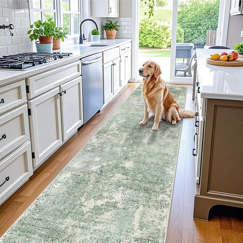 3x10 ft Long Hallway Runner Rug – Non-Slip Washable Kitchen Floor Rug by BYYVOORugsforYourHome