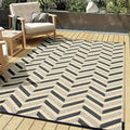 HUGEAR Outdoor Plastic Straw Rug, Waterproof Outdoor Rugs by HUGEAR