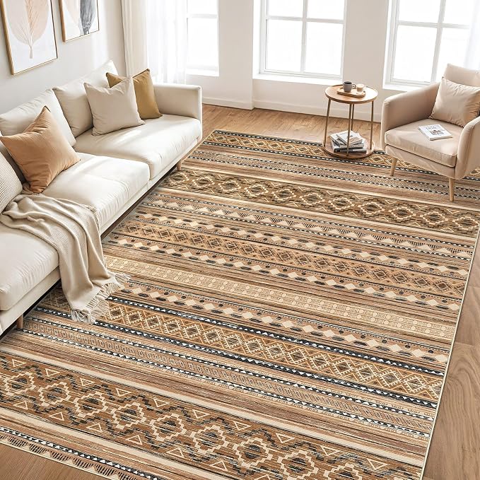 cotiled 10x14 Area Rugs Living Room Rug: Washable Boho Rugs - Image 6