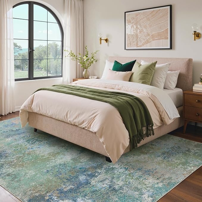 BEIMO Area Rugs 6x9 for Living Room Bedroom, Modern Abstract Machine Washable - Image 6