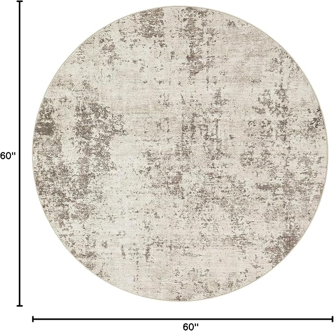 UERMEI 5ft Round Area Rug Living Room Rugs - Image 2