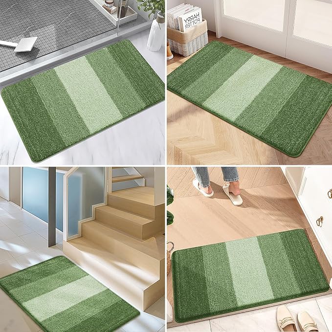 Kitinjoy Indoor Outdoor Door Mat, 36x24 Non-Slip Absorbent Dirt Trapper - Image 6
