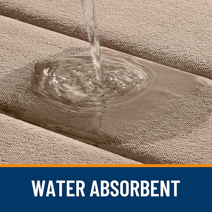 OLANLY Memory Foam Bath Mat 44x24, Super Soft Absorbent Bathroom Rugs, Quick Dry - Image 4