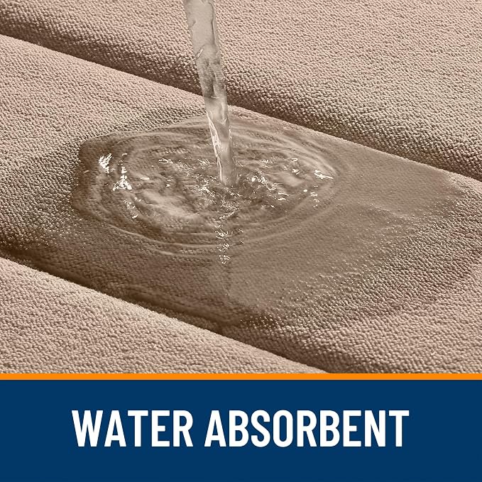 OLANLY Memory Foam Bath Mat 40x32, Super Soft Absorbent Bathroom Rugs, Quick Dry - Image 4