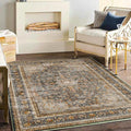 CHAMPLANT Washable Area Rug 4'x6' Traditional Floor Cover Foldable Thin Rugs by CHAMPLANT