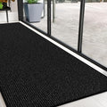 Commercial Door Mat 4'x10' Black, Heavy Duty Industrial Floor Mat by Unknown