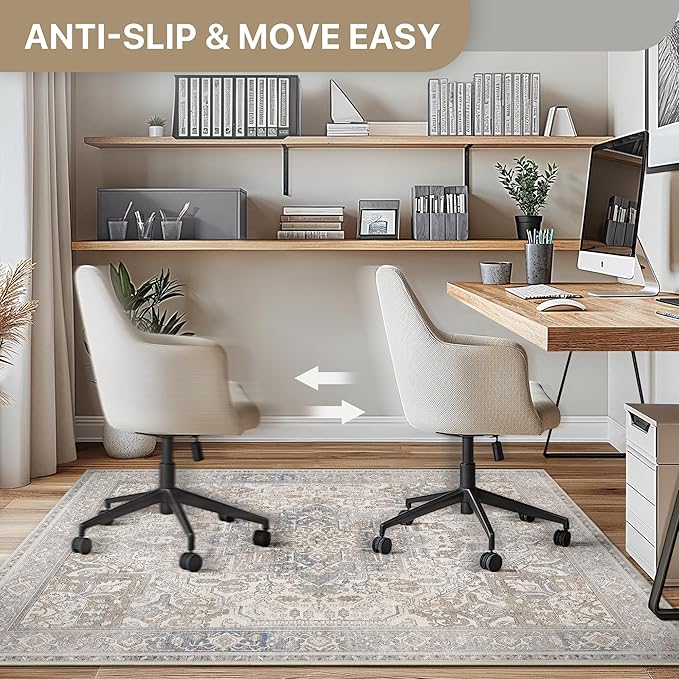 36"x60" Office Chair Mat for Hardwood Tile Floor, Under Desk Carpet Protector - Image 5