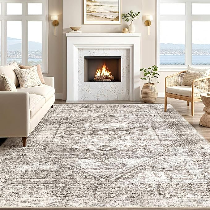 Vintage Living Room Area Rug 8x10 - Image 5