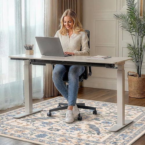 36"x48" Office Chair Mat for Hardwood Tile Floor, Under Desk Carpet Protector - Image 2
