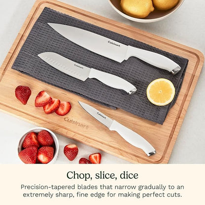 Cuisinart Block Knife Set, Lightweight, Stainless Steel, Durable & Dishwasher - Image 5
