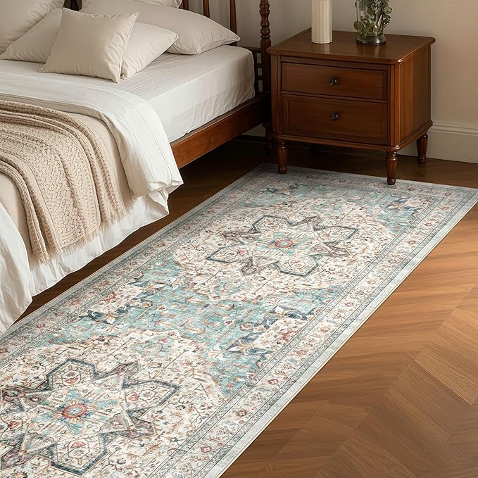 Tortania Area Rug 3x10 Runner Rugs - Image 2